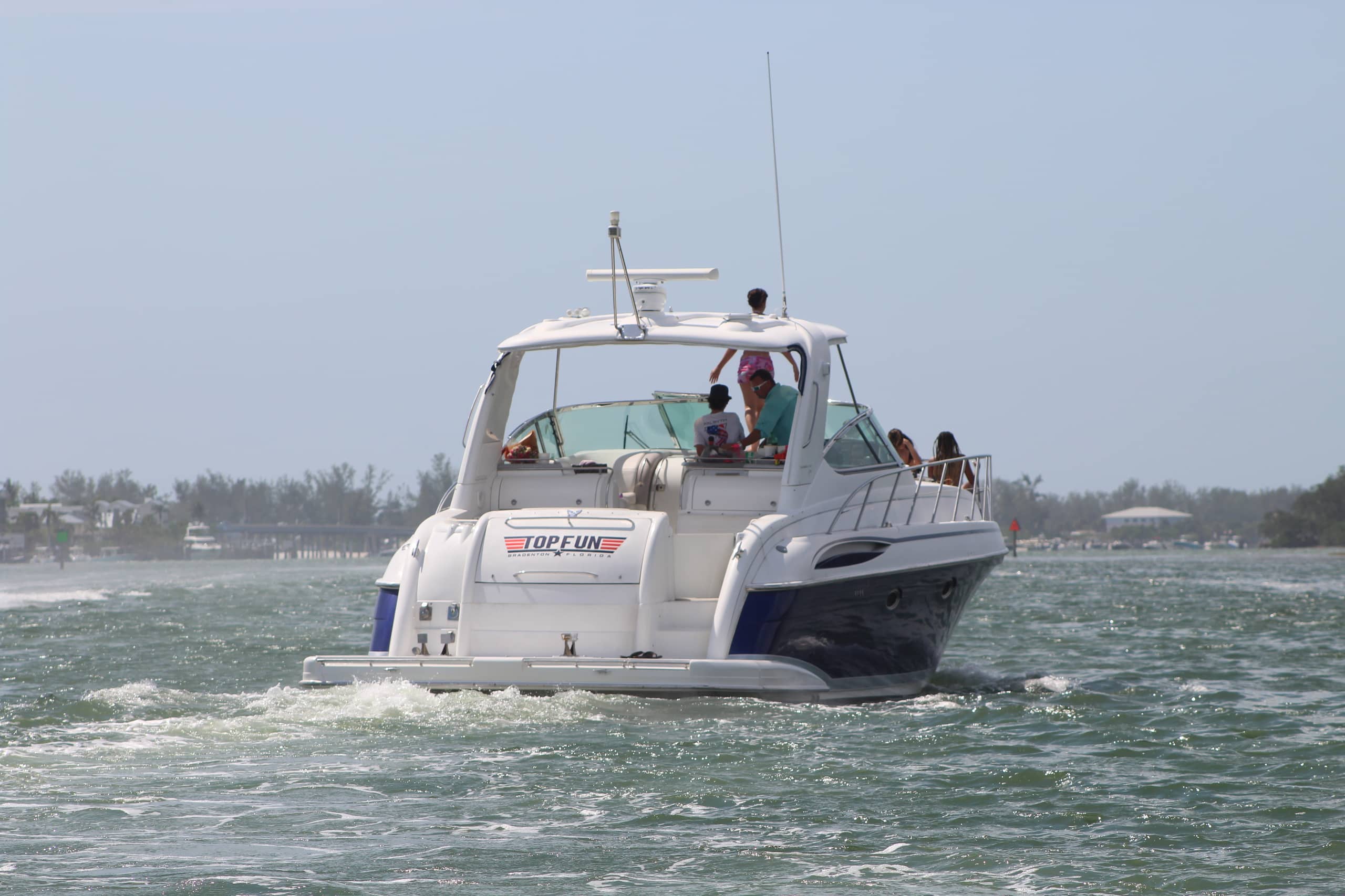 Cruising the Anna Maria Island and Bradenton coastline with Top Fun Charters
