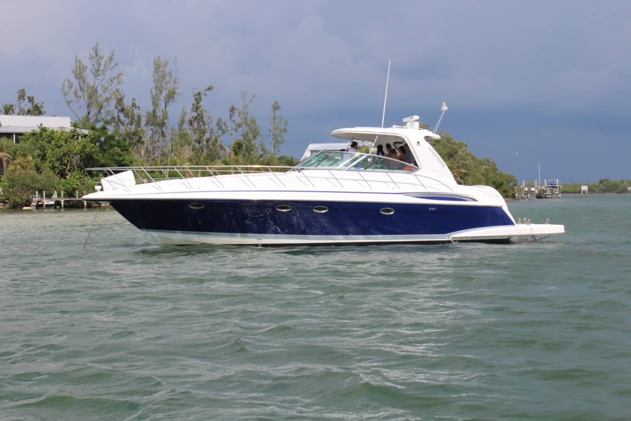 Turquoise Gulf water on a Top Fun Charters day out