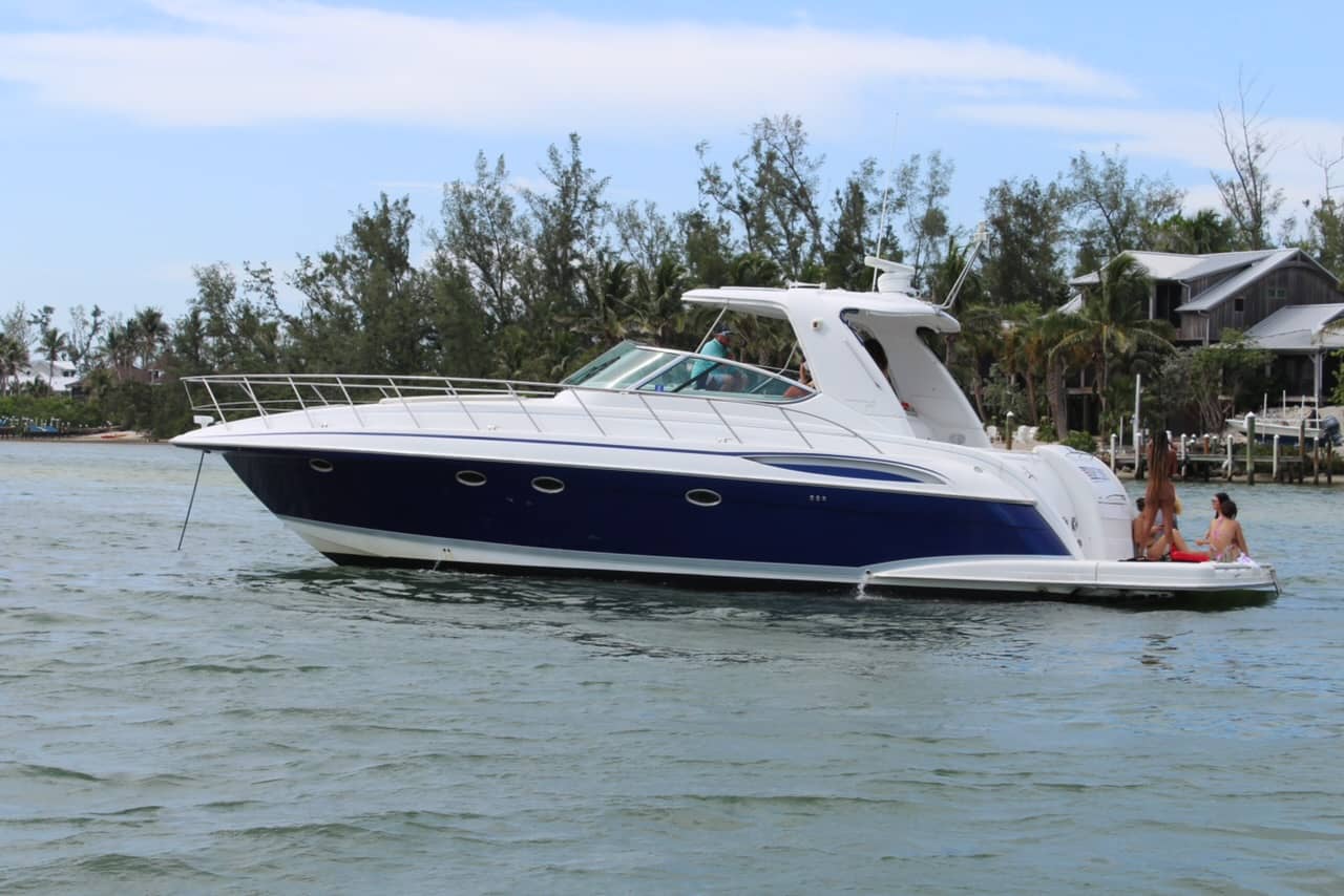 Turquoise Gulf water on a Top Fun Charters day out