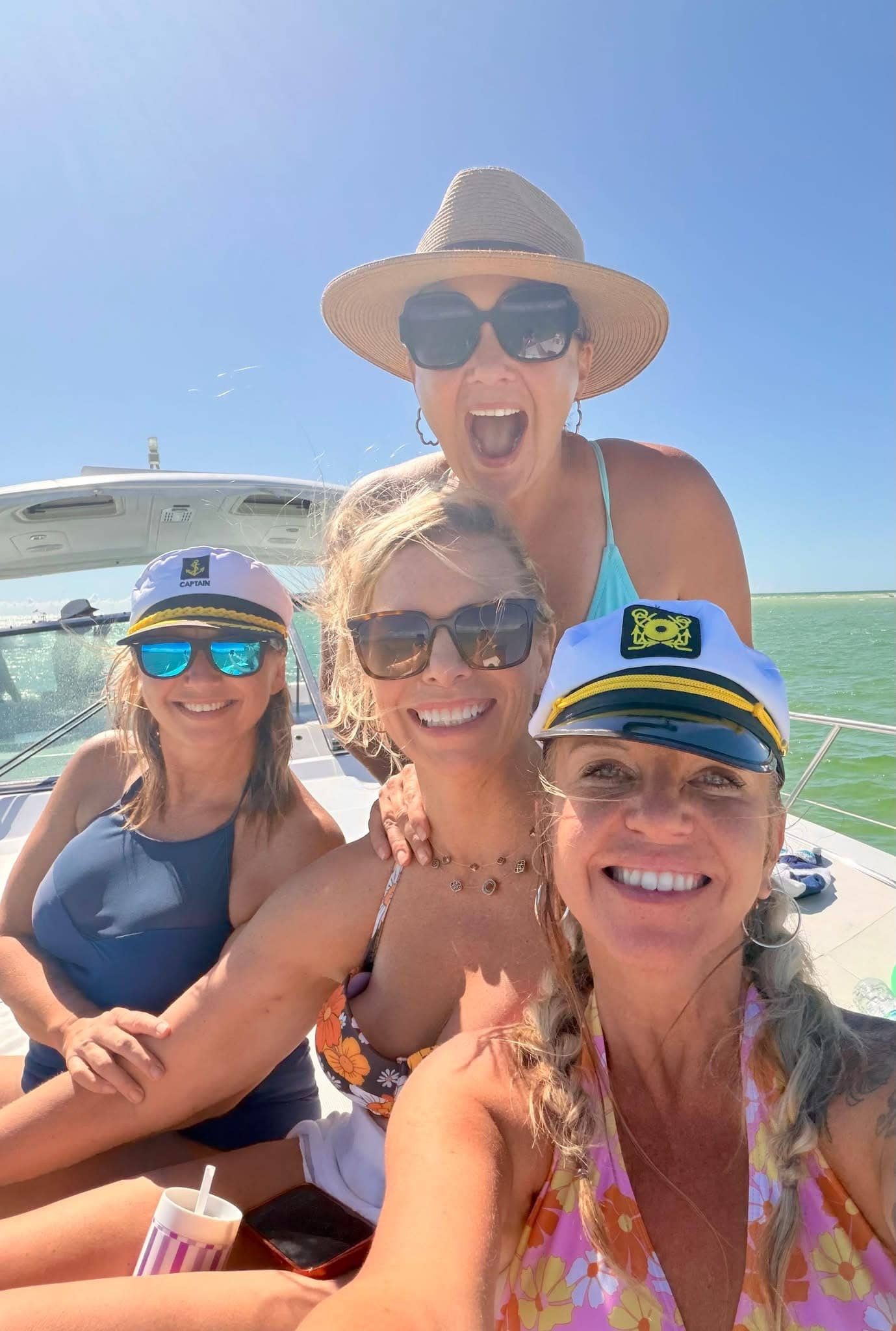 Turquoise Gulf water on a Top Fun Charters day out