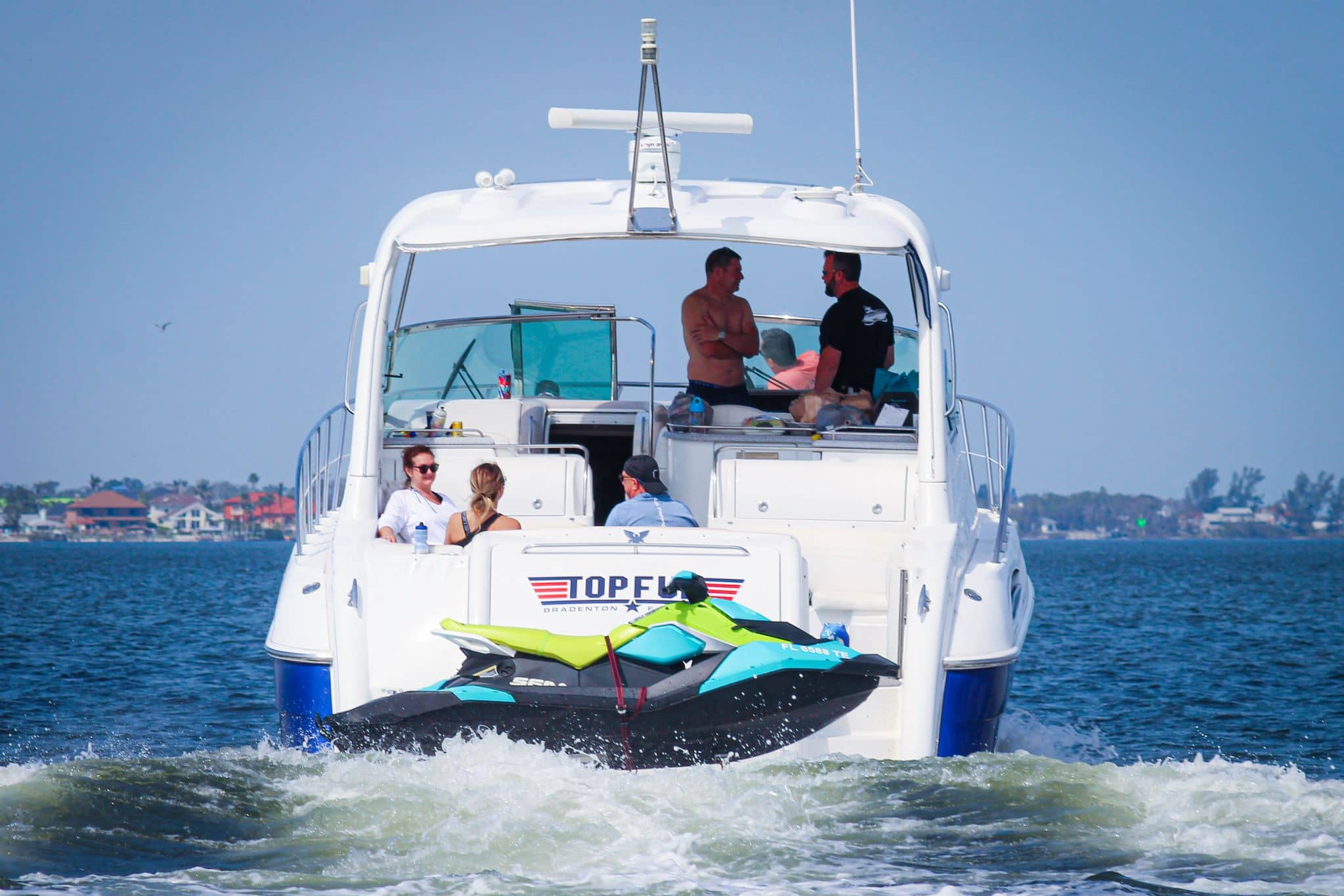 Sunshine and open water on a Top Fun Charters trip
