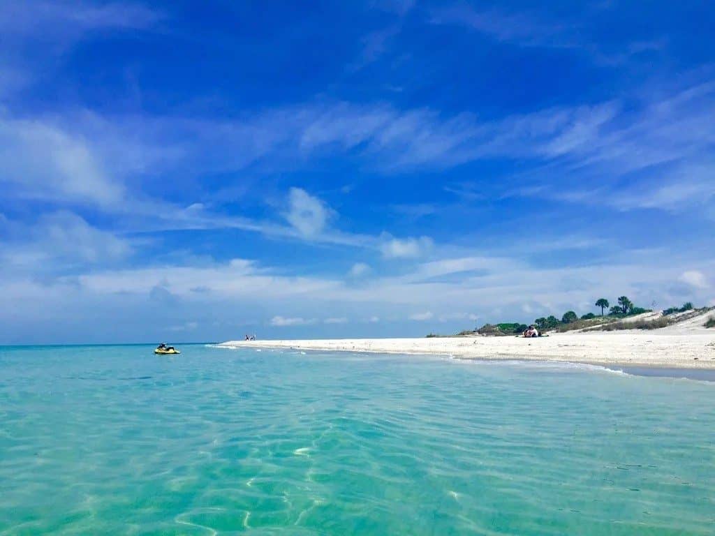 Egmont Key, a remote white-sand island reached by Top Fun Charters