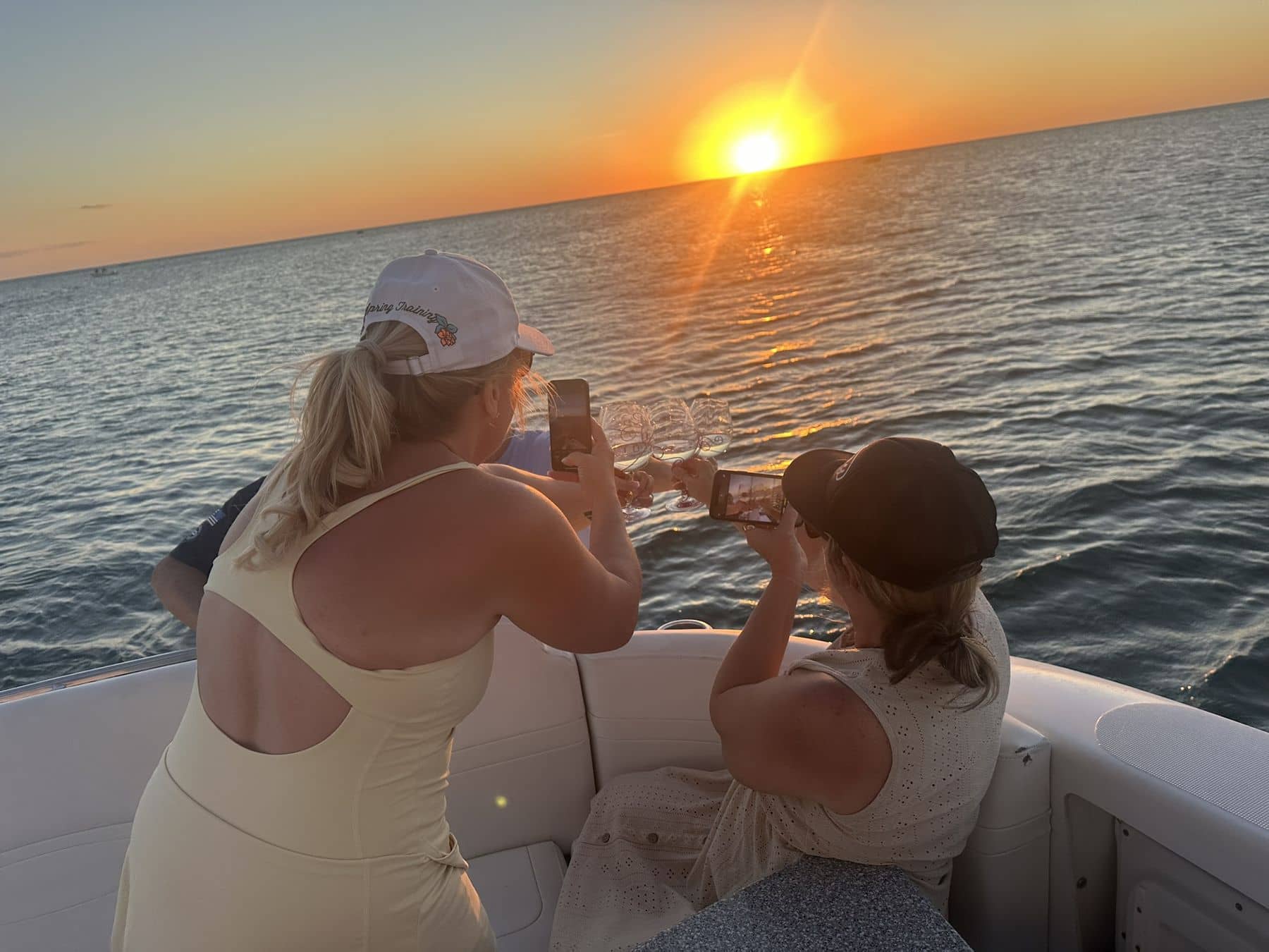 Sunshine and open water on a Top Fun Charters day trip