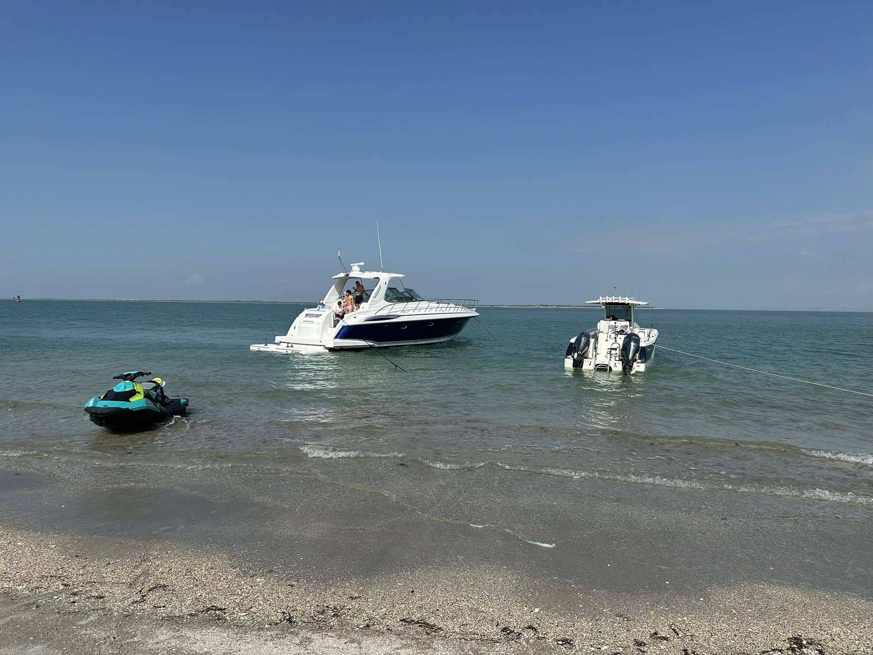 Sunshine and open water on a Top Fun Charters day trip