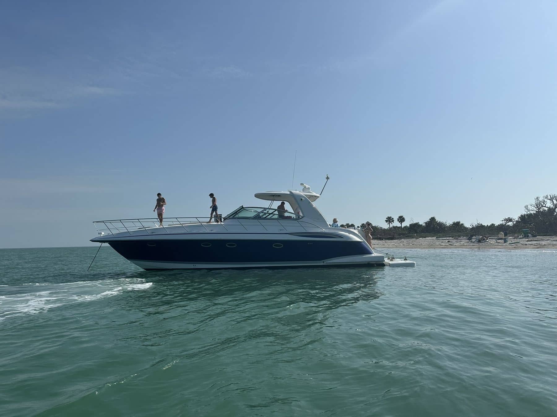 Sunshine and open water on a Top Fun Charters day trip