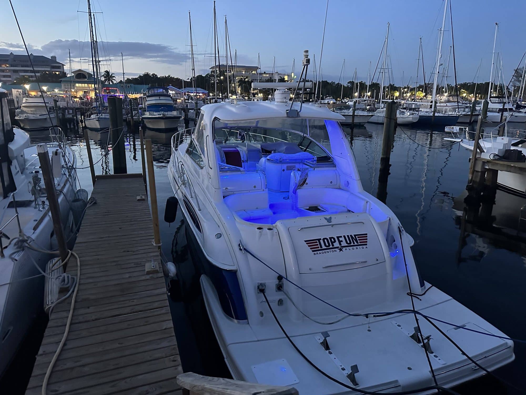 Safe Harbor Pier 77 Marina in Bradenton, the Top Fun Charters departure point